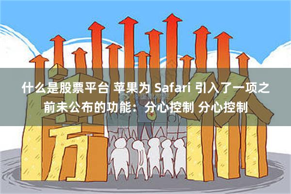 什么是股票平台 苹果为 Safari 引入了一项之前未公布的功能：分心控制 分心控制