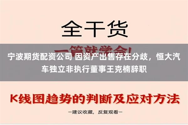 宁波期货配资公司 因资产出售存在分歧，恒大汽车独立非执行董事王克楠辞职